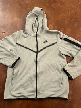 Nike | Shirts | Guc Nike Tech Fleece Blue Zipup Hoodie | Poshmark